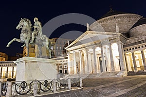 Basilica Reale San Francesco di Paola in Naples, Italy photo