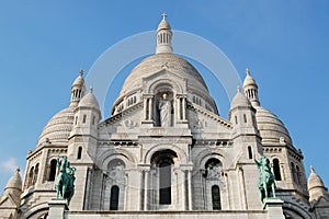 Basilica of Sacre-Coeur cathedral in Paris