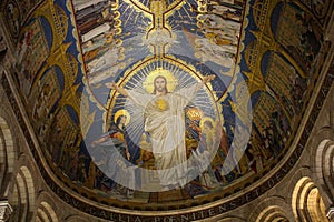 Basilica of Sacre-Coeur - fragment of the interior