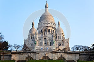 Basilica of Sacre-Coeur in Montmartre, Paris.