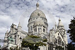 The Basilica Sacre-Coeur. Paris. France.