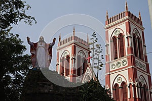 Basilica of the Sacred Heart of Jesus - Indian Church - Pondicherry religious pilgrim trip