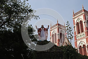 Basilica of the Sacred Heart of Jesus - Indian Church - Pondicherry religious pilgrim trip