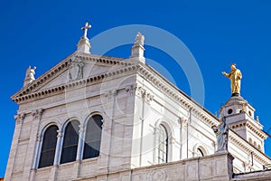 Basilica of the Sacred Heart of Jesus at the Praetorian Barracks consecrated 1887 in Rome