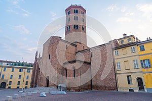 Basilica of Saint Antoninus in Italian town Piacenza