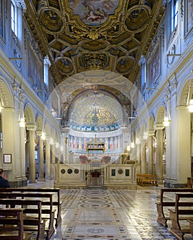 The Basilica of Saint Clement. Rome, Italy