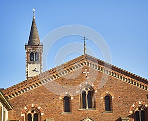 Basilica of Saint Eustorgio. Milan, Lombardy, Italy