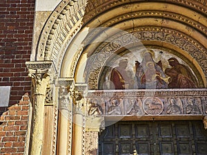 Basilica of Saint Eustorgio. Milan, Lombardy, Italy