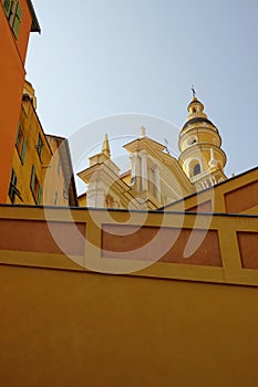 The basilica of Saint-Michel-Archange in Menton, the French Riviera