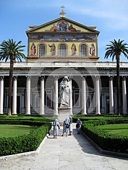 Basilica of Saint Paul Outside the Wall Rome Italy