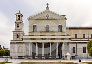 Basilica of Saint Paul outside Walls in Rome, Italy