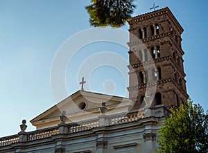 Basilica of Saints Boniface and Alexius in Rome, Italy photo
