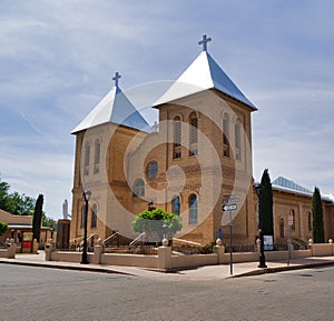 The Basilica of San Albino in Mesilla, New Mexico photo