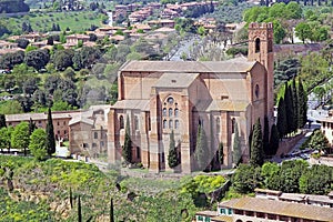 Basilica of San Domenico, Siena, Tuscany, Italy