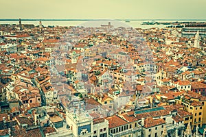 The Basilica of San Marco in St. Marks square in Venice, Italy