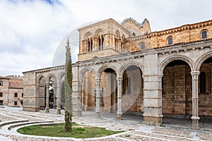 Basilica of San Vicente in Avila, Spain, Romanesque architecture church