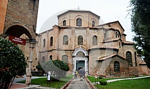 Exterior of Basilica of San Vitale, Ravenna Italy