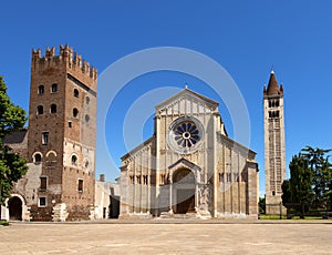 Basilica of San Zeno Verona - Italy photo