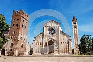 Basilica of San Zeno - Verona Italy photo