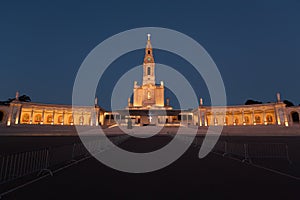 Basilica of the Sanctuary of Our Lady of Fatima in Portugal