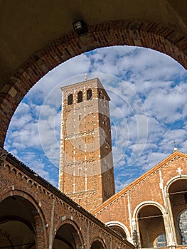 Basilica of Sant Ambrogio in Milan, Italy