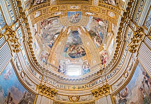 Basilica of Sant`Andrea della Valle in Rome, Italy.