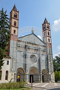 The Basilica of Sant`Andrea at Vercelli on Italy
