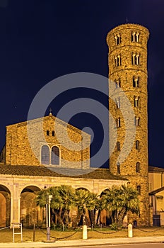 Basilica of Sant Apollinare Nuovo, Ravenna. Italy