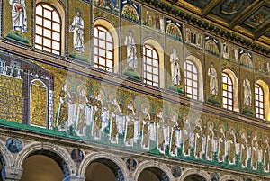 Basilica of Sant Apollinare Nuovo, Ravenna. Italy photo