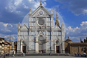 The Basilica Santa Croce, Florence, Italy photo