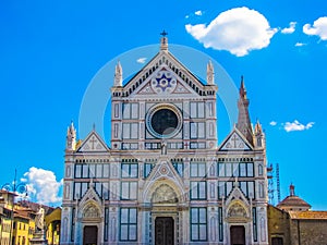 Basilica of Santa Croce Holy Cross in Florence, Italy