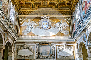 Basilica of Santa Maria in Ara Coeli, Rome, Italy.