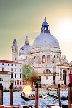 Basilica Santa Maria della Salute is a church in Venice located at the southern end of the Grand Canal
