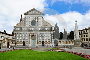 Basilica of Santa Maria Novella in Florence photo