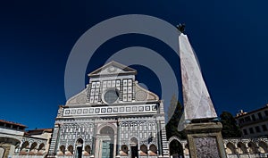 Basilica of Santa Maria Novella and monument, Florence, Italy