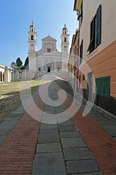 The Basilica of Santo Stefano in Lavagna near Genoa