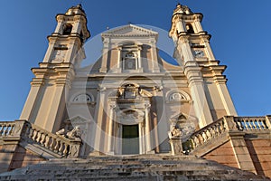 The Basilica of Santo Stefano in Lavagna near Genoa