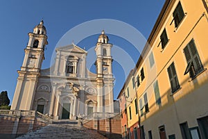 The Basilica of Santo Stefano in Lavagna near Genoa