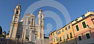 The Basilica of Santo Stefano in Lavagna near Genoa