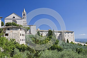 Basilica of St. Chiara. Assisi. Umbria.