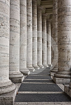 Basilica of St Peter - Vatican - Columnate photo