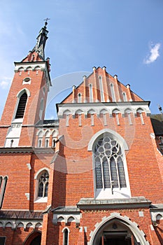 Basilica of St. Wojciech in WÄ…wolnica.