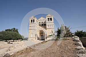 Basilica of the Transfiguration at the mount Tabor, Israel