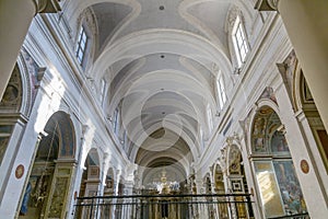 Basilica Trinita Dei Monti Spanish Steps Rome Italy