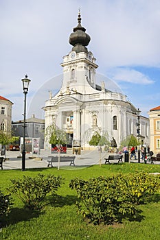 Basilica in Wadowice, Poland.