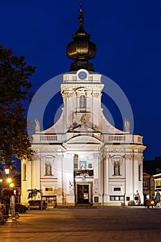 Basilica in Wadowice, Poland. photo