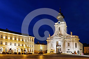Basilica in Wadowice, Poland.