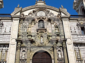 Basilica y Monasterio de Santo Domingo, the church in Lima city, Peru