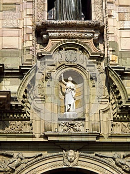 Basilica y Monasterio de Santo Domingo, the church in Lima city, Peru