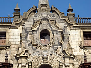 Basilica y Monasterio de Santo Domingo, the church in Lima city, Peru